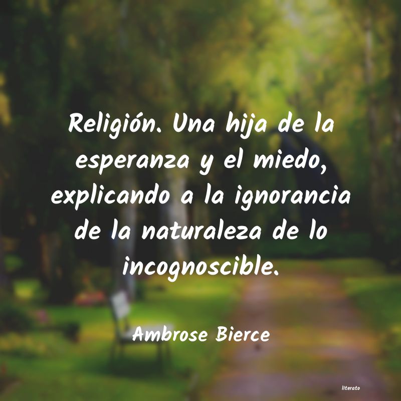 Frases de Ambrose Bierce