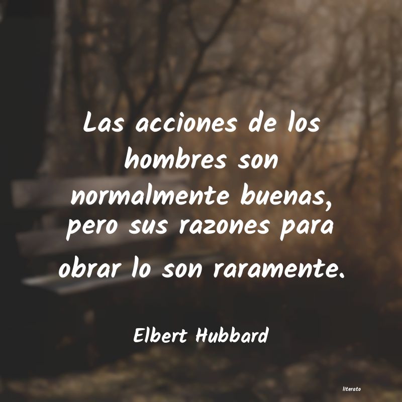 frases de Elbert Hubbard