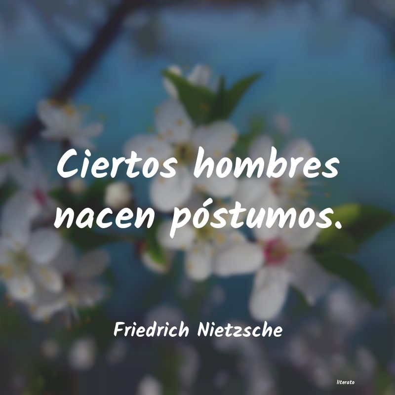 Frases de Friedrich Nietzsche