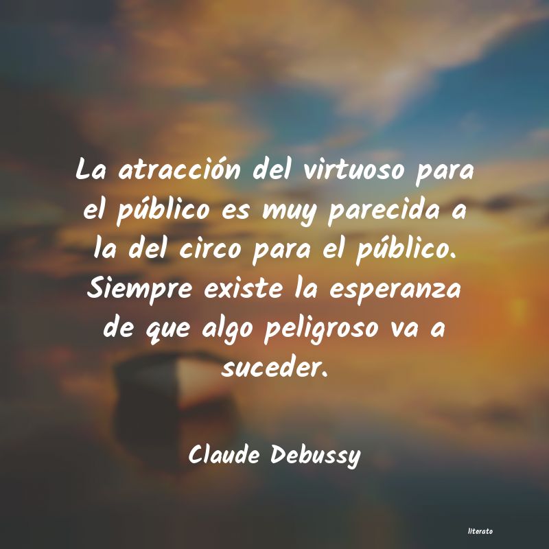 frases de Claude Debussy