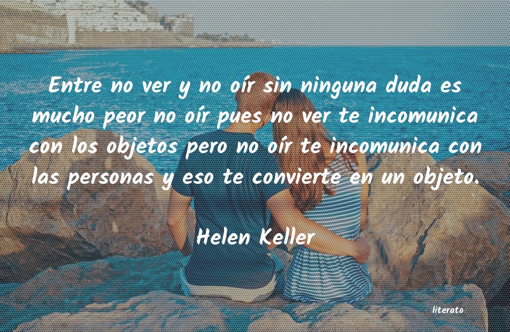 frases de Helen Keller