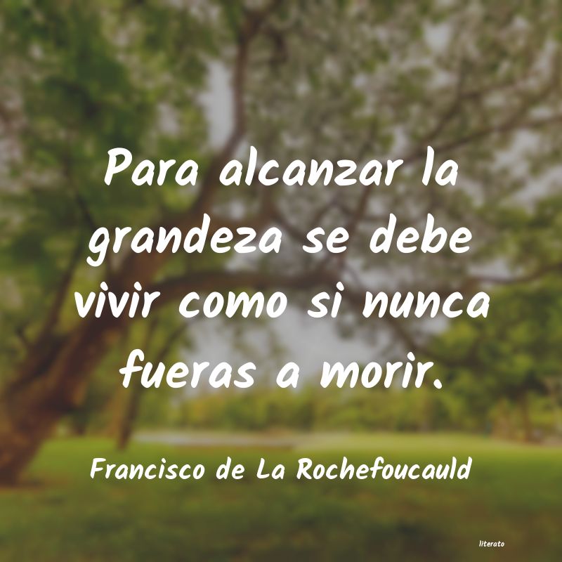 Frases de Francisco de La Rochefoucauld