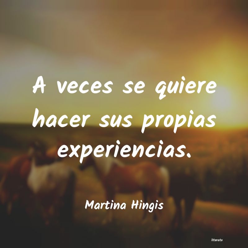 Frases de Martina Hingis