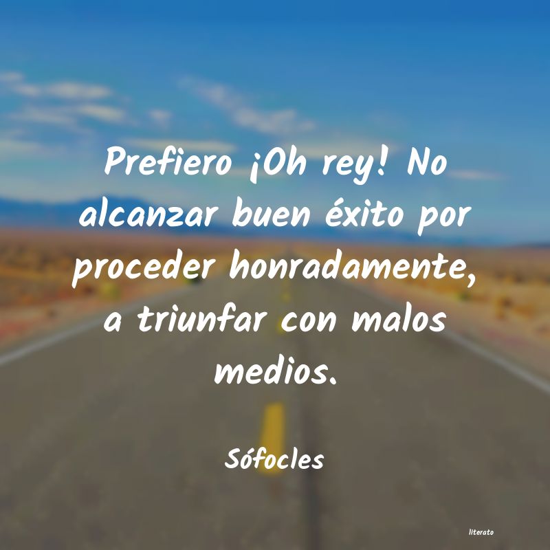 pensamientos filosoficos de sofocles