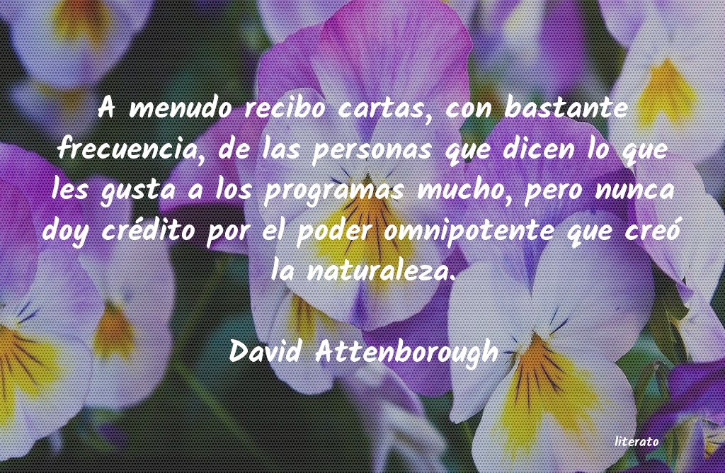 Frases de David Attenborough