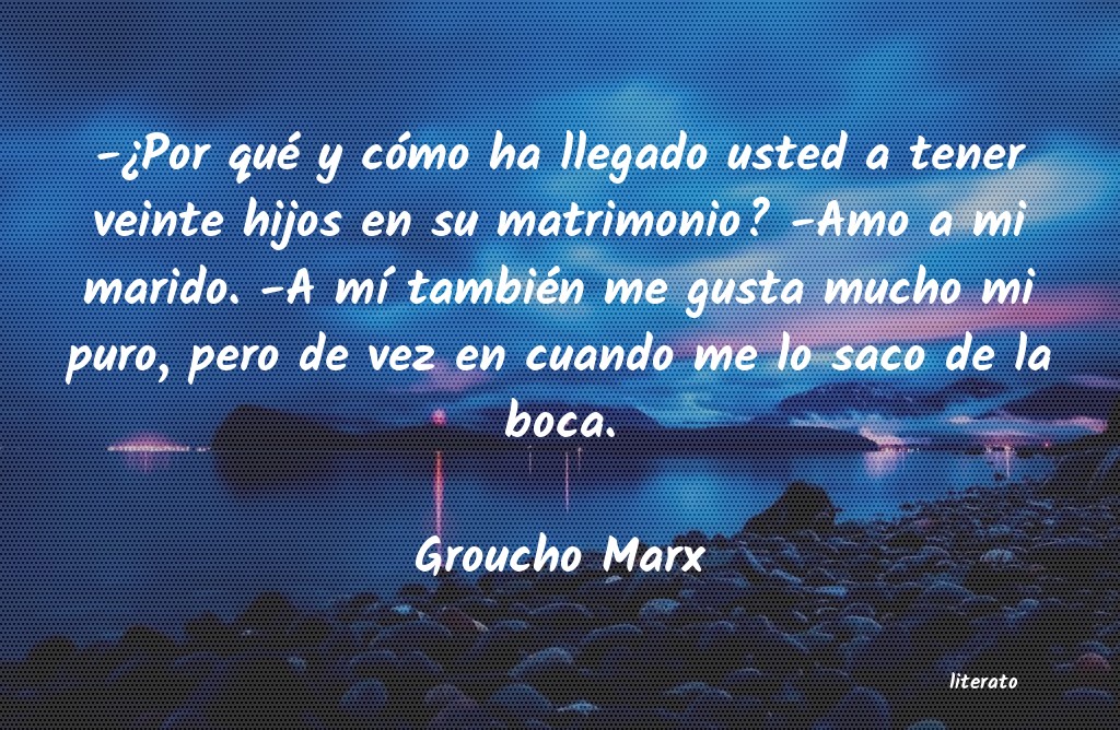 Frases de Groucho Marx