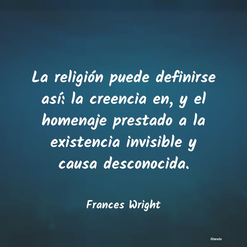 Frases de Frances Wright