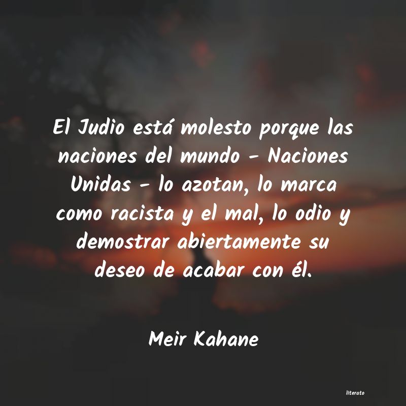 frases de Meir Kahane