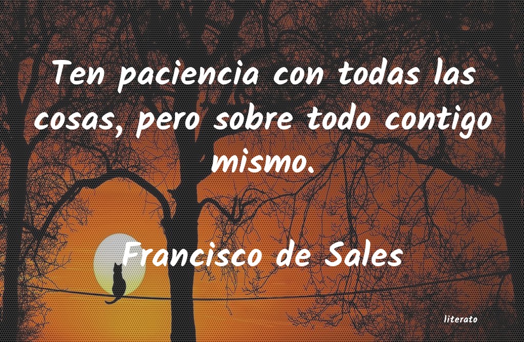 frases de Francisco de Sales