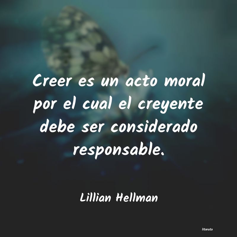 Frases de Lillian Hellman