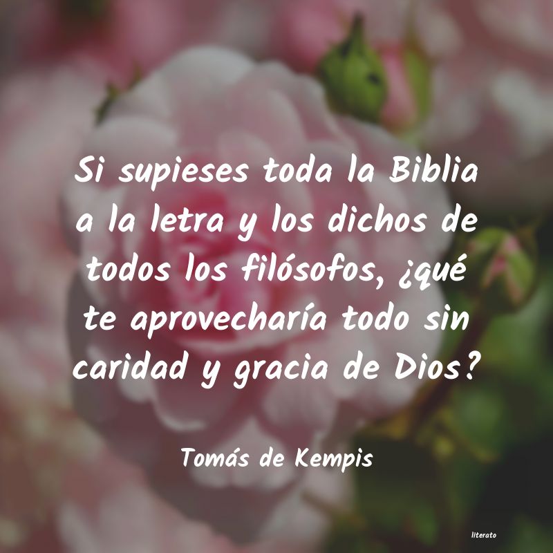 frases de Tomás de Kempis