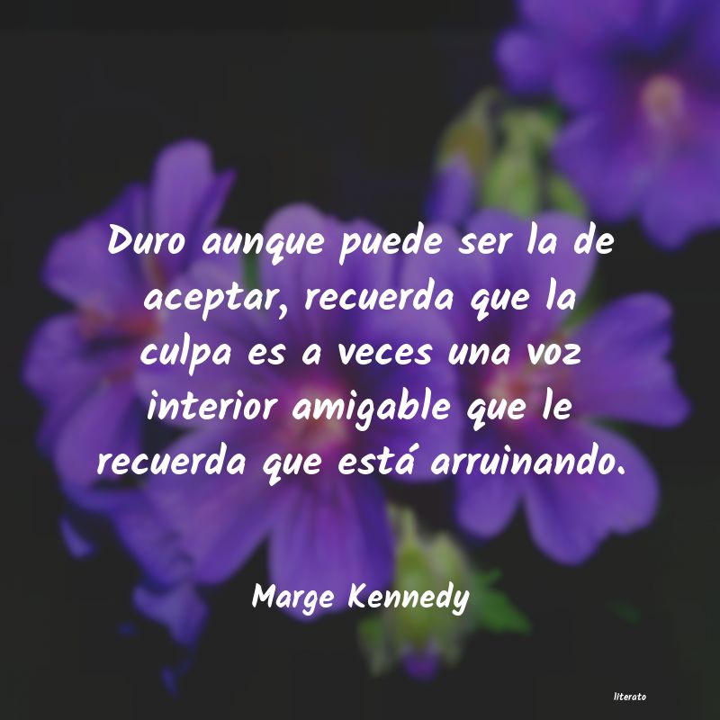 frases de Marge Kennedy