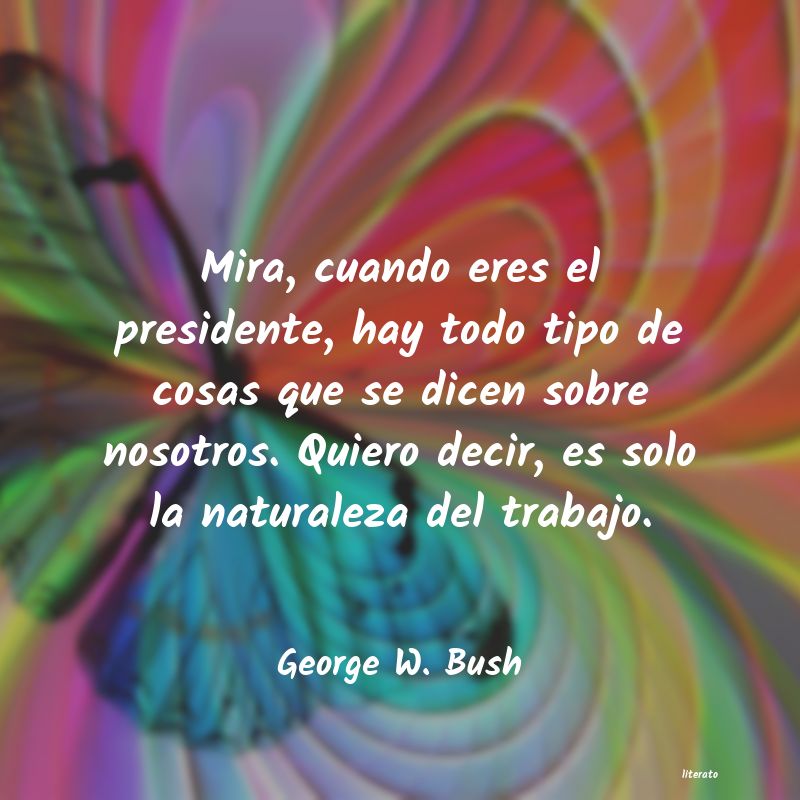 frases de George W. Bush