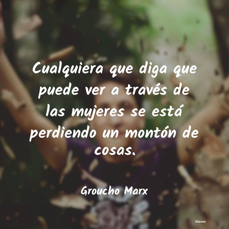 frases de Groucho Marx