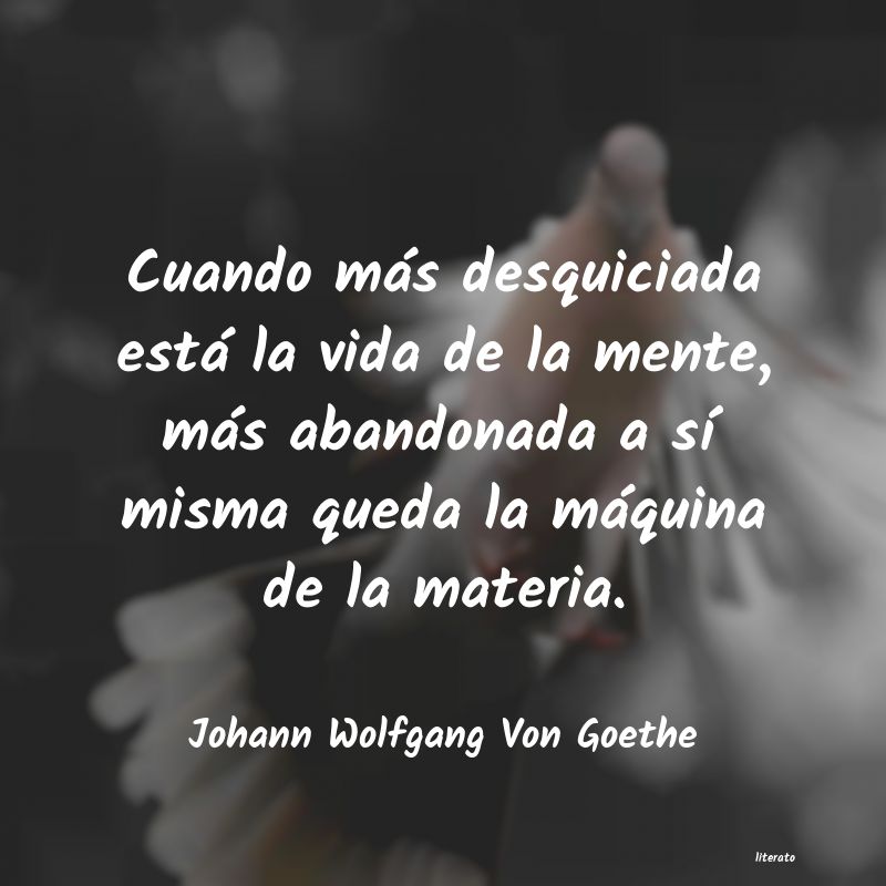 Frases de Johann Wolfgang Von Goethe