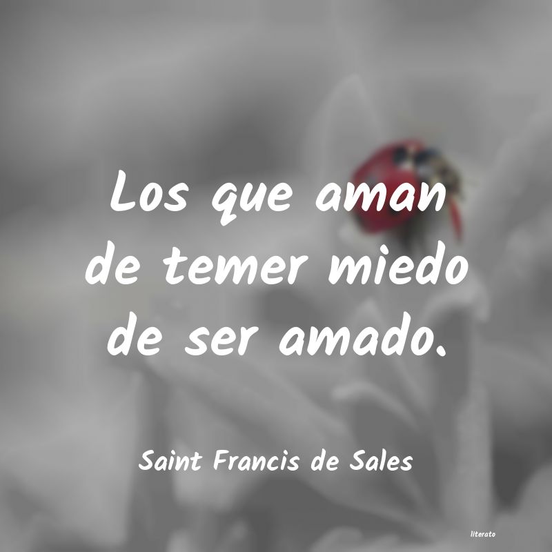 frases de Saint Francis de Sales