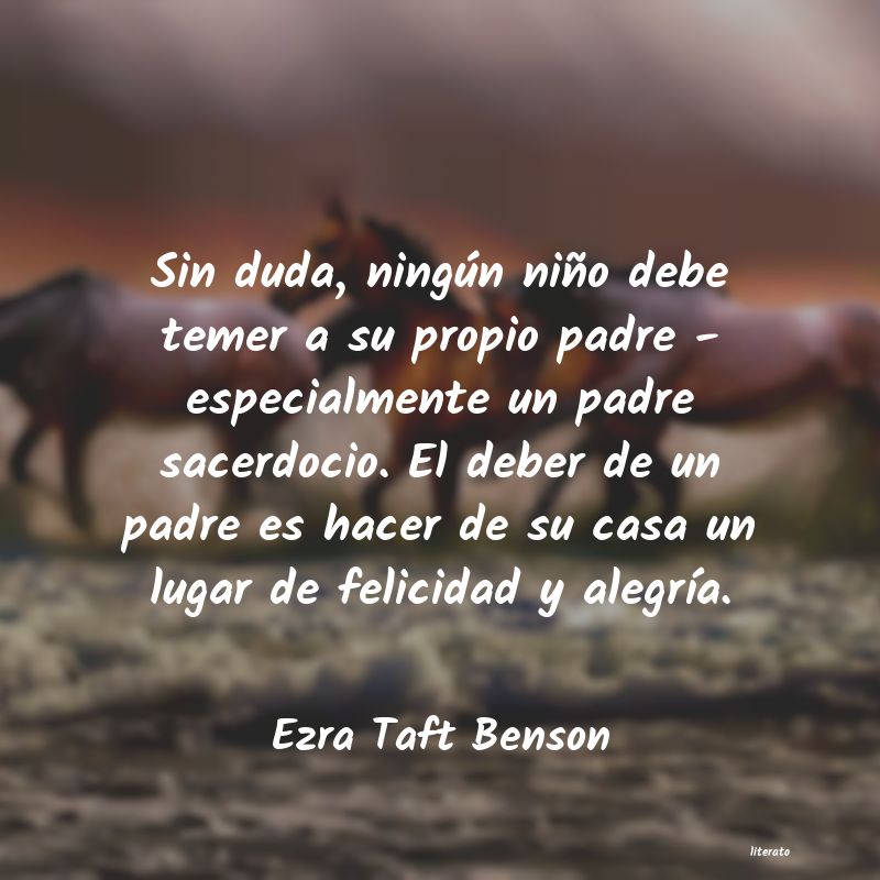 Frases de Ezra Taft Benson