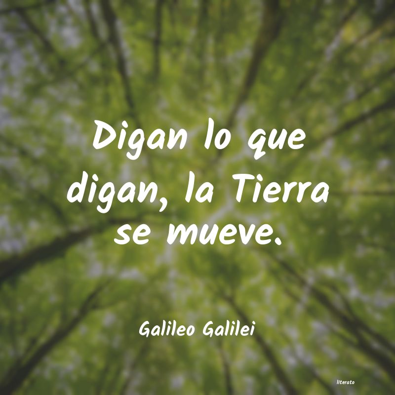 frases de Galileo Galilei