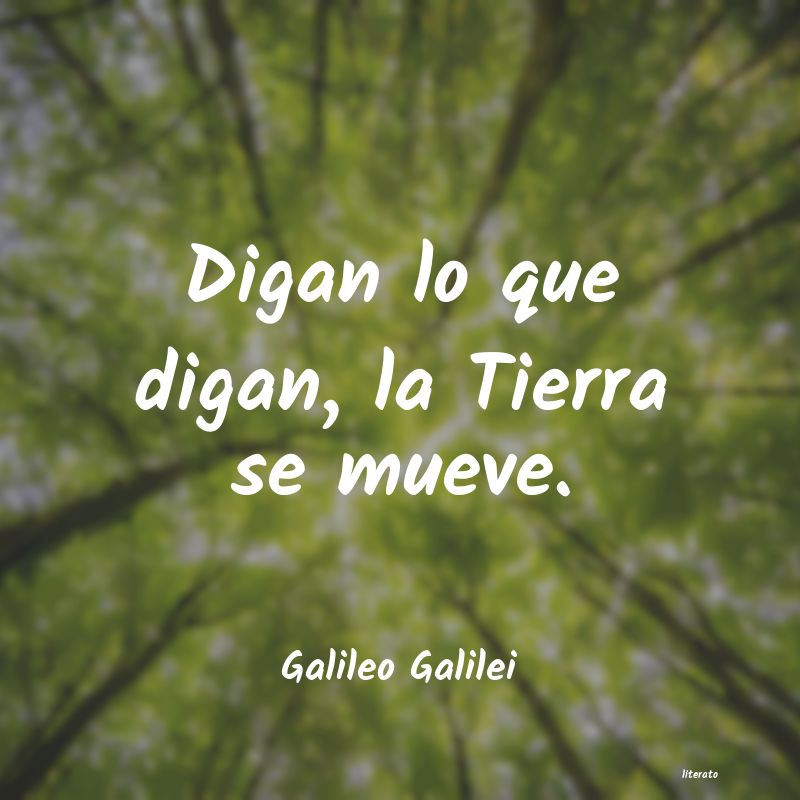 Frases de Galileo Galilei