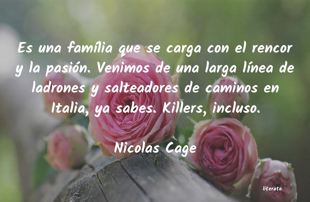 Frases de Nicolas Cage