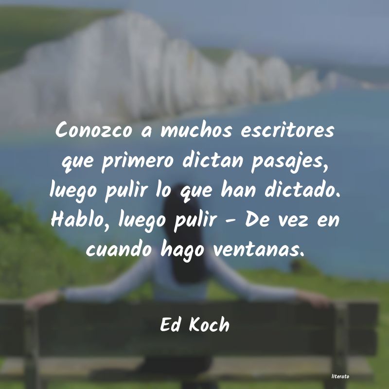 Frases de Ed Koch