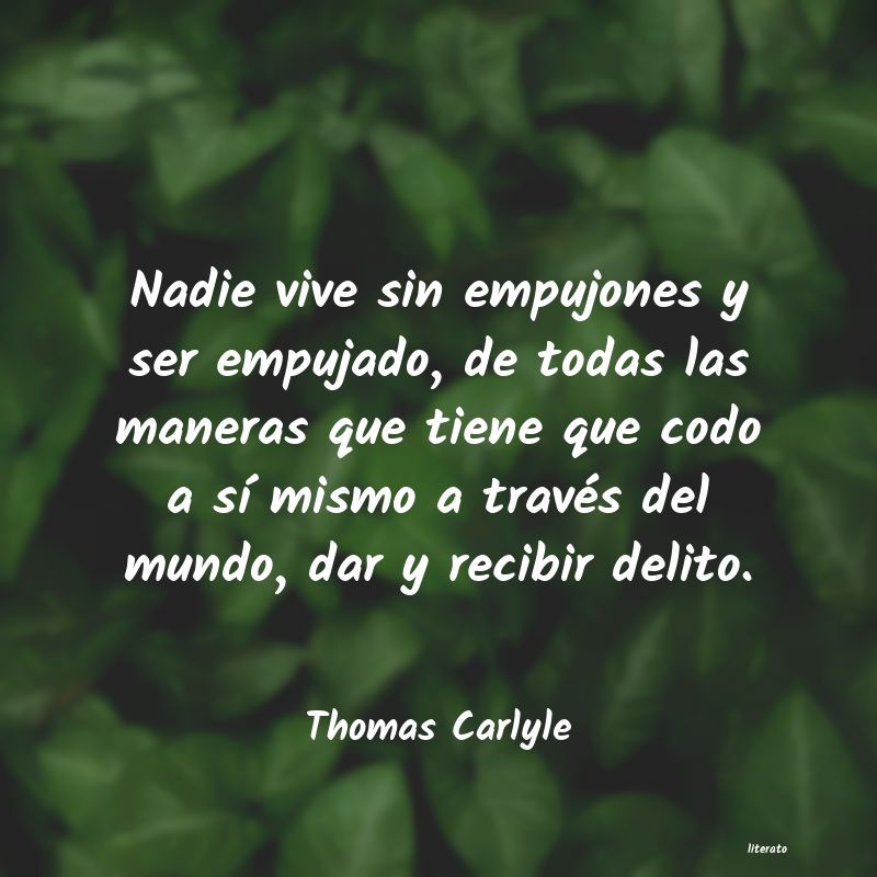 Frases de Thomas Carlyle