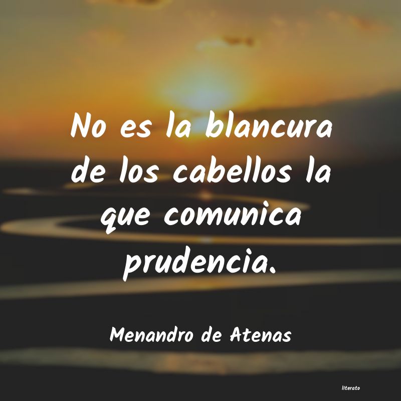 Frases de Menandro de Atenas