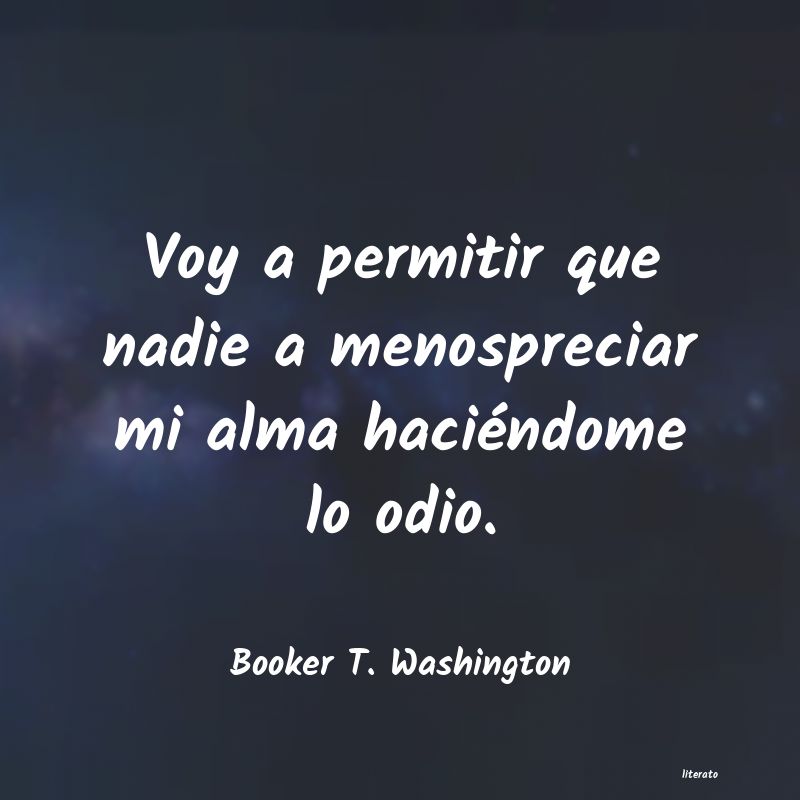 Frases de Booker T. Washington