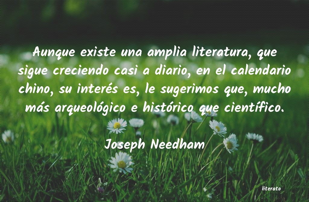 Frases de Joseph Needham