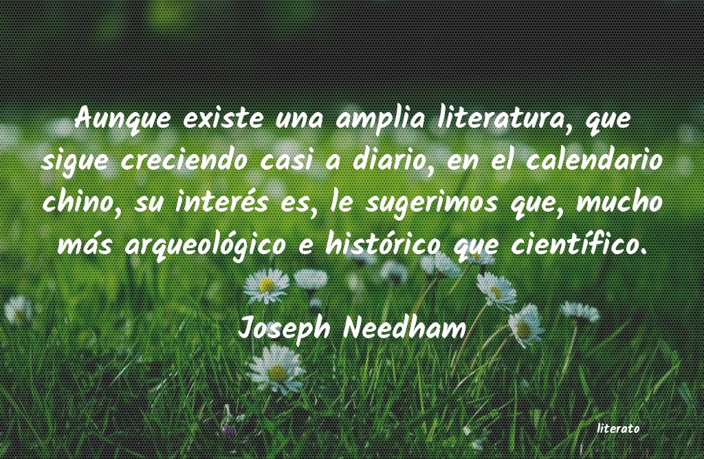 frases de Joseph Needham