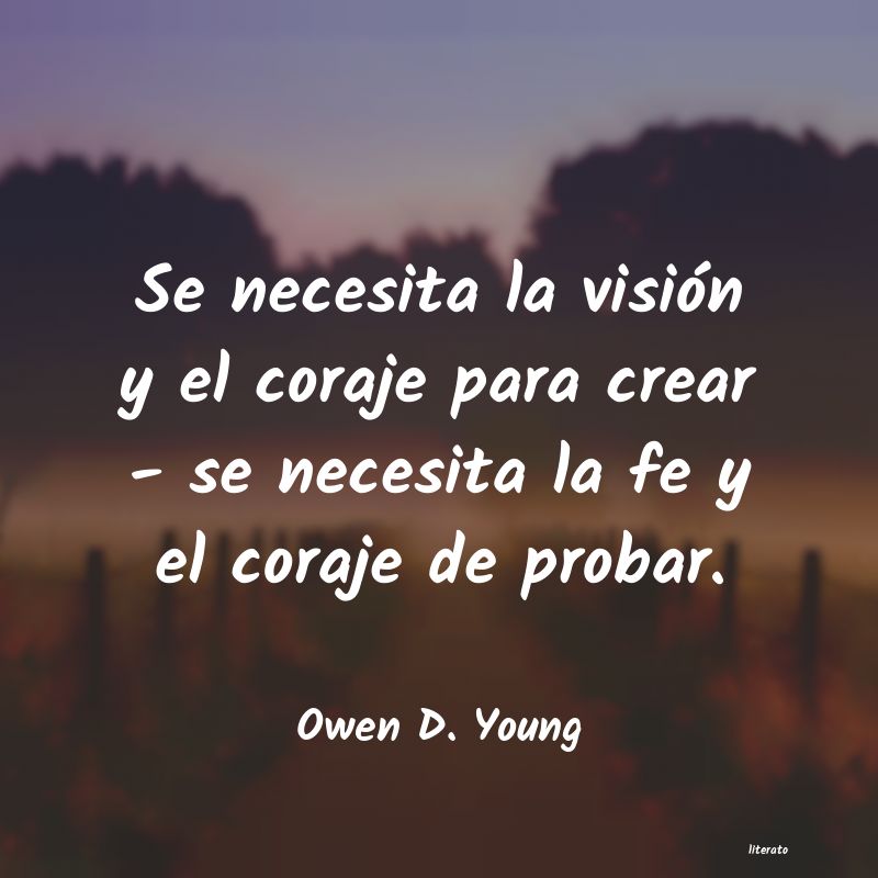 Frases de Owen D. Young