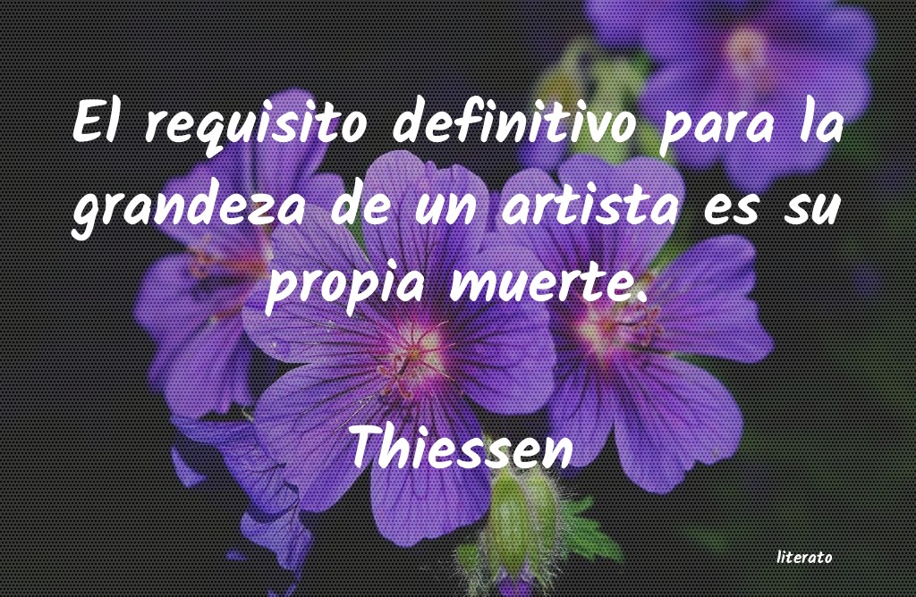 frases de Thiessen