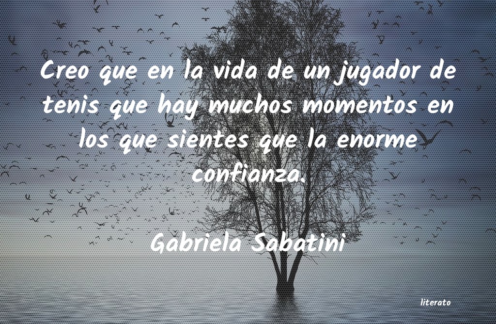 Frases de Gabriela Sabatini