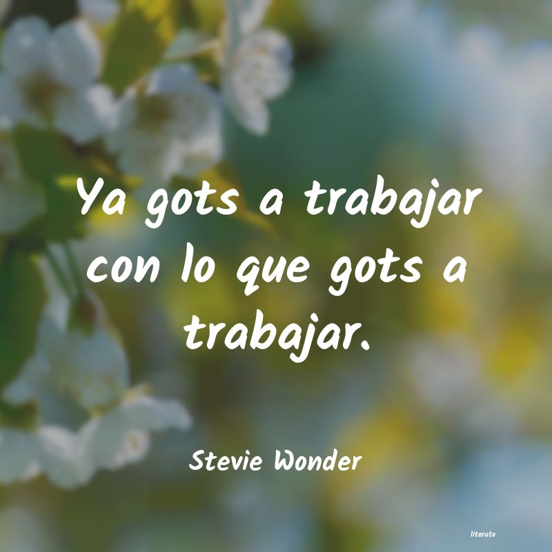 frases de Stevie Wonder