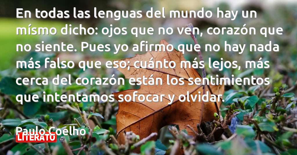 paulo coelho el que esta acostumbrado a viajar