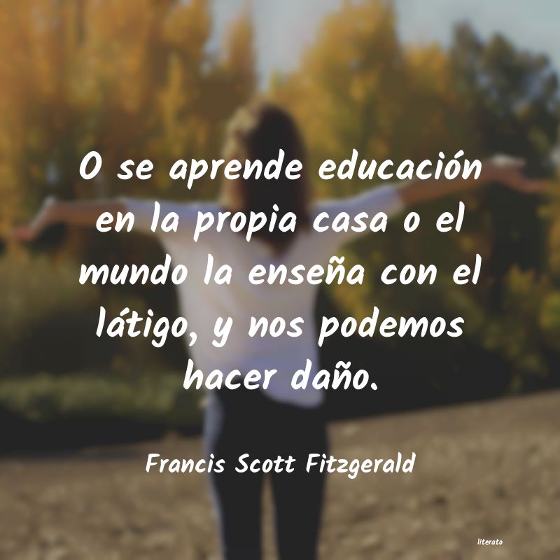 Frases de Francis Scott Fitzgerald