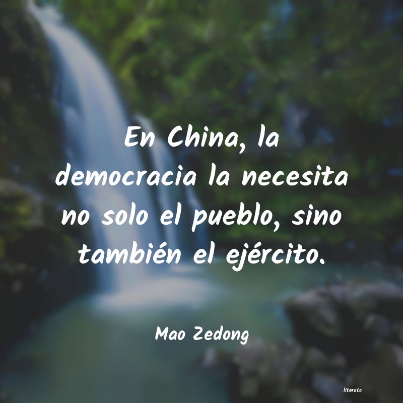 frases de Mao Zedong
