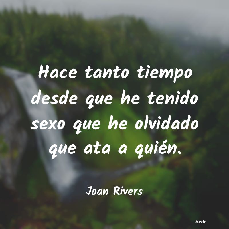 frases de Joan Rivers