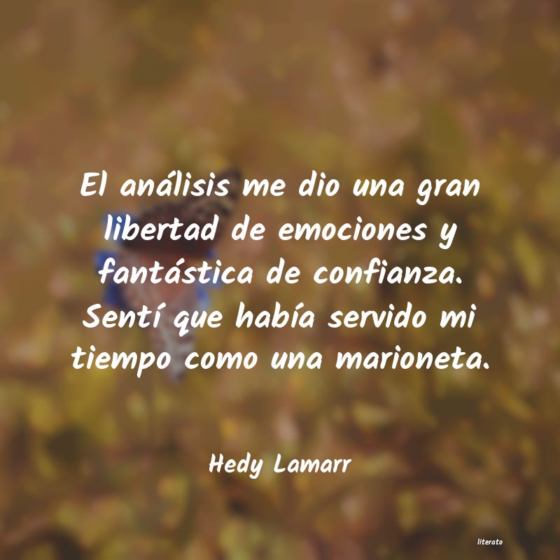 frases de Hedy Lamarr