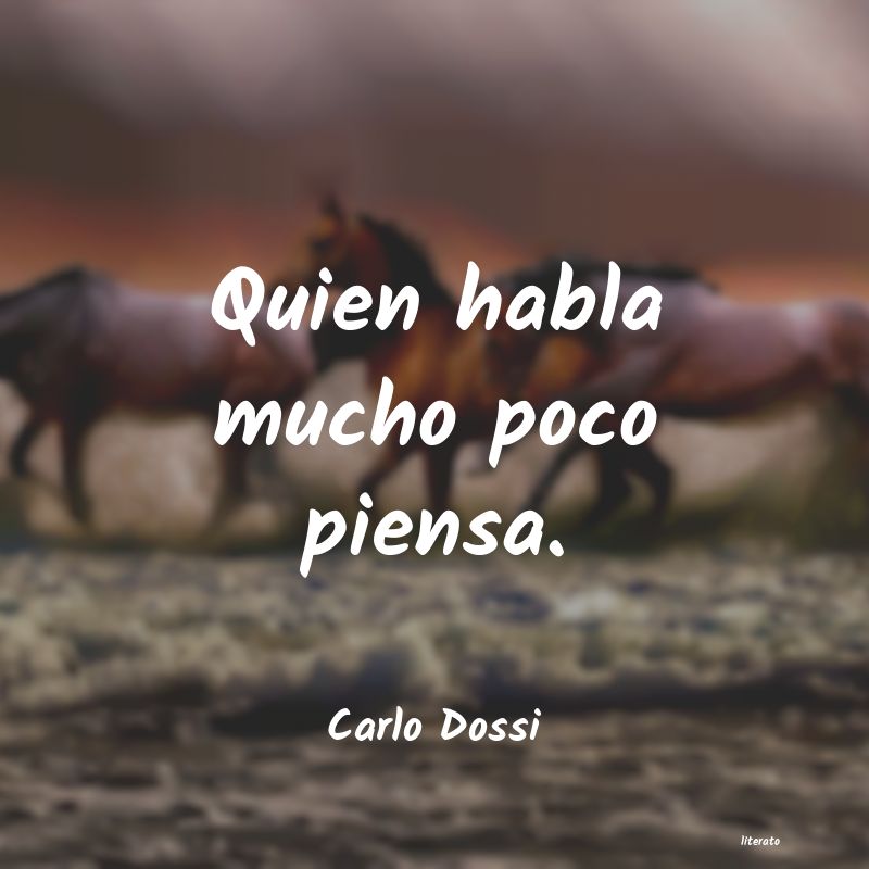 Frases de Carlo Dossi