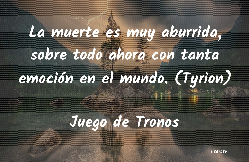 frases de Juego de Tronos