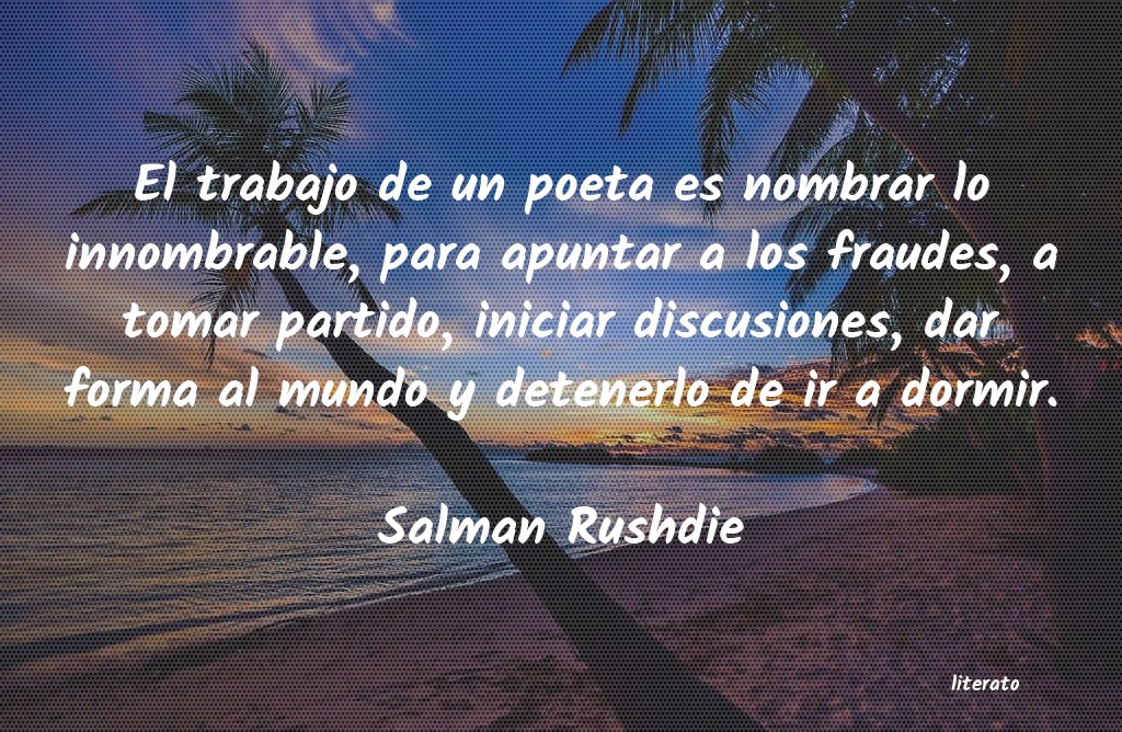 Frases de Salman Rushdie