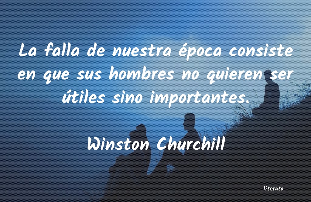 frases de Winston Churchill