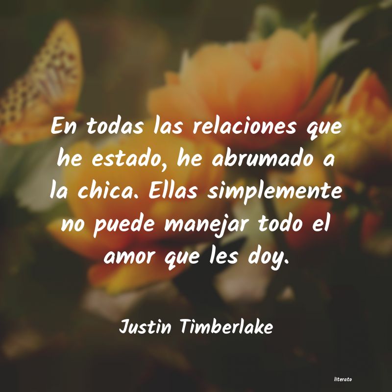 Frases de Justin Timberlake