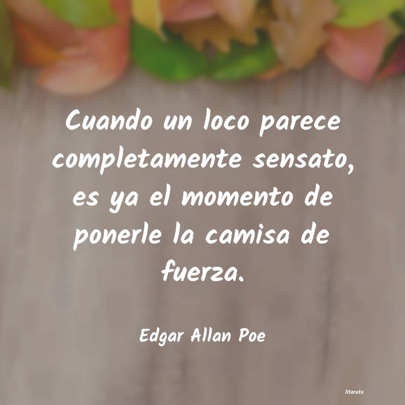 Frases de Edgar Allan Poe