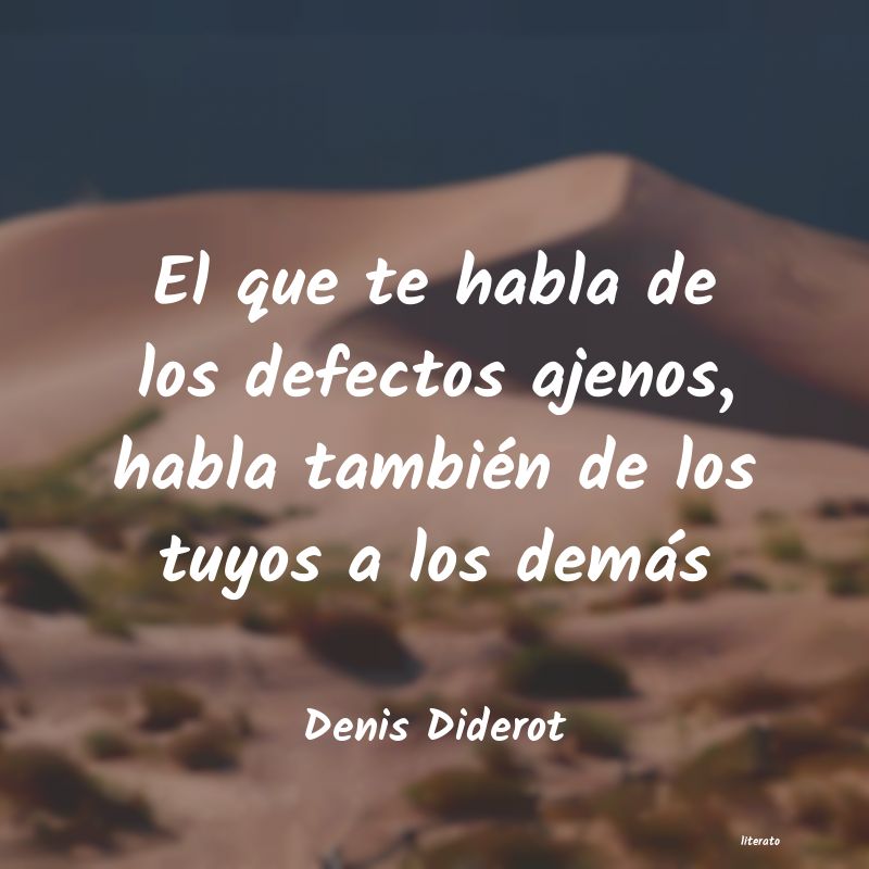 Frases de Denis Diderot