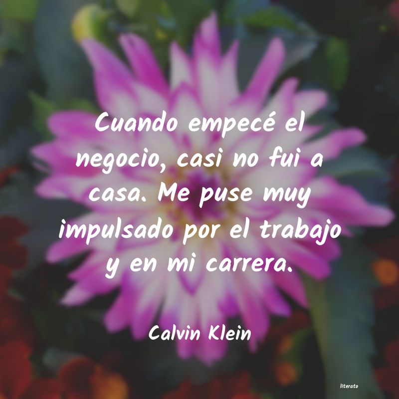 Frases de Calvin Klein