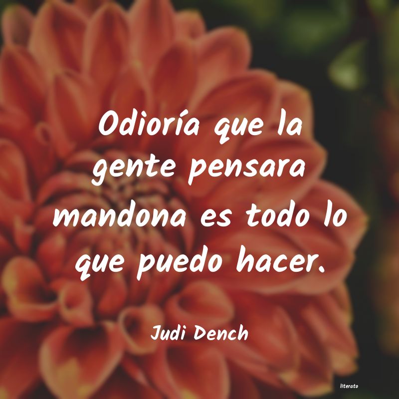 Frases de Judi Dench