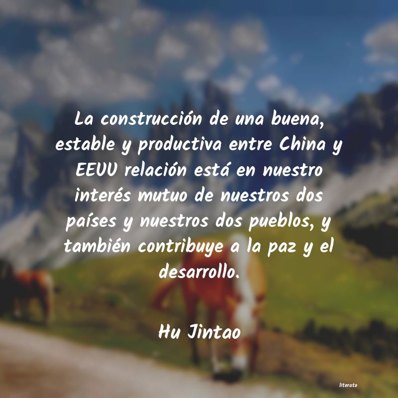 Frases de Hu Jintao