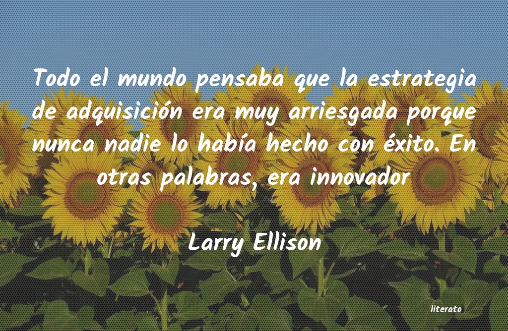 Frases de Larry Ellison